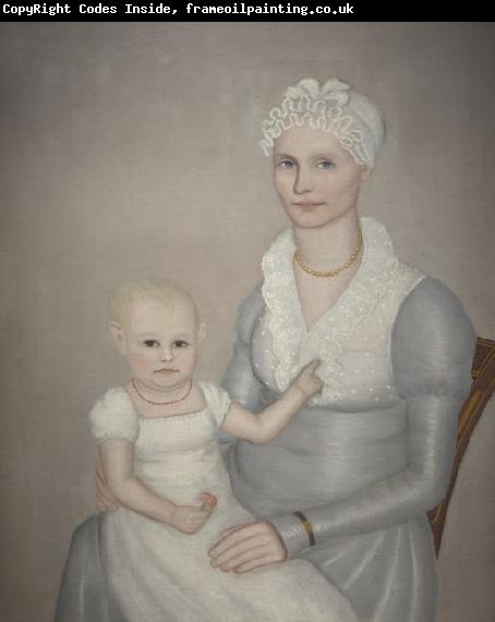 Ammi Phillips Mrs. Wilbur Sherman and daughter Sarah